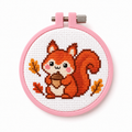 Mini Bundle Woodland Animals — Set of 4 Mini Cross Stitch Kits 2
