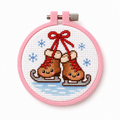 Mini Bundel Hollandse Winter — Set van 4 Mini Kruissteek Kits 4