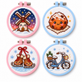 Mini Bundel Hollandse Winter — Set van 4 Mini Kruissteek Kits 1