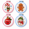 Mini Bundle Christmas — Set of 4 Mini Cross Stitch Kits 1