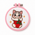 Mini Bundle Christmas Animals — Set of 4 Mini Cross Stitch Kits 4