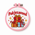 Mini Bundle Sinterklaas in Words — Set of 4 Mini Cross Stitch Kits 4