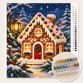Gingerbread House with Sugar Icing — Paint by Numbers 1