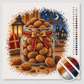 Glas voller Pfeffernüsse — Kreuzstich-Set 1