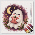 Pink Halloween: Sweet Little Ghost — Cross Stitch Kit 1