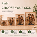 Choose your size - available in 8x8 to 20x24 inch - Stitchi Studio 5