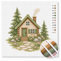 Pine Forest Cabin — Cross Stitch Kit 5