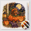 Dachshund in a Pumpkin Costume — Cross Stitch Kit 1
