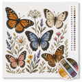 Butterflies & Wildflowers — Cross Stitch Kit 1